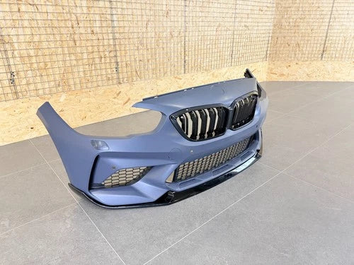 FOR BMW 1 SERIES F20 F21 UPGRADE M2 COMPETITION LOOK FRONT BUMPER LIP 2015-2019