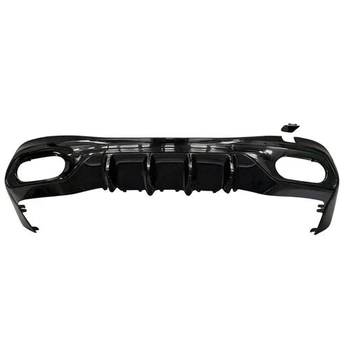 FOR MERCEDES CLE C236 A236 W236 CLE53 AMG REAR DIFFUSER BLACK EXHAUST PIPES 23+