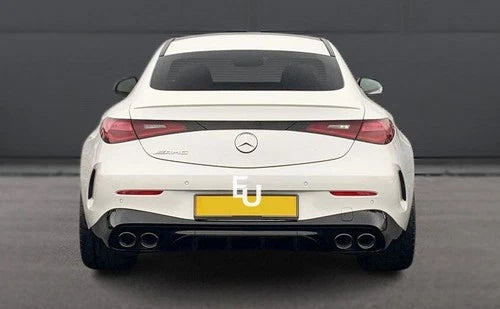FOR MERCEDES CLE C236 A236 W236 CLE53 AMG REAR DIFFUSER BLACK EXHAUST PIPES 23+