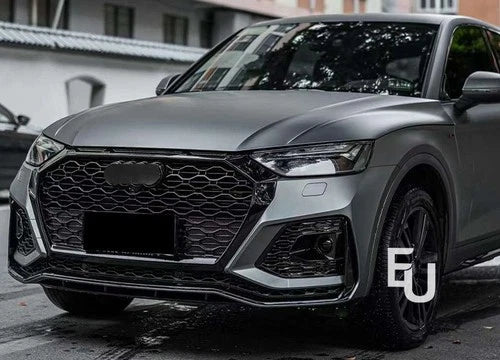 RSQ5 CONVERSION FRONT BUMPER BODY KIT FOR AUDI Q5 SQ5 B9.5 FY 2020+ W/PDC GRILLE