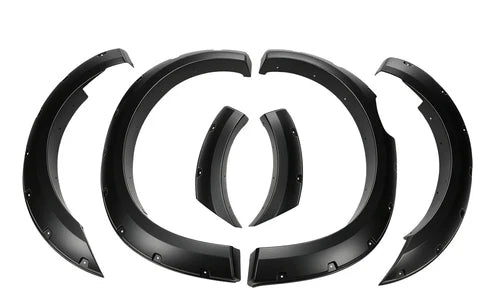 GLOSS BLACK WHEEL ARCH EXTENSION FENDER FLARE SET FOR FORD RANGER T8 19-22
