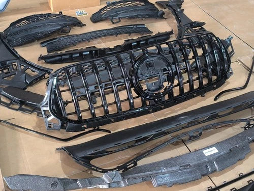FOR MERCEDES GLE W167 V167 19-23 AMG LINE FRONT BUMPER CONVERSION KIT GRILL
