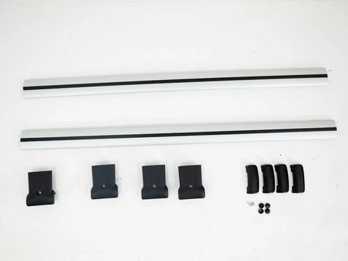 FOR RENAULT TRAFIC 2001-2014 CROSS BARS SET ALUMINIUM ROOF RACK RAILS SILVER