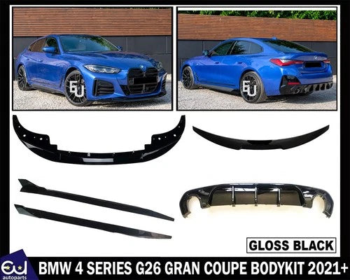 BODY KIT BODYKIT FOR BMW 4 SERIES G26 GRAN COUPE FRONT SPLITTER REAR DIFFUSER