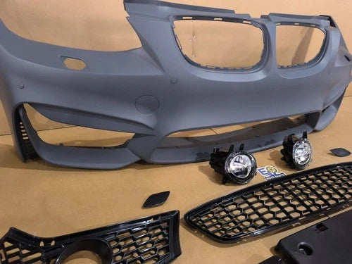 M4 STYLE FRONT BUMPER SPLITTER CONVERSION KIT FOR BMW 3 SERIES E92 E93 2006-2009