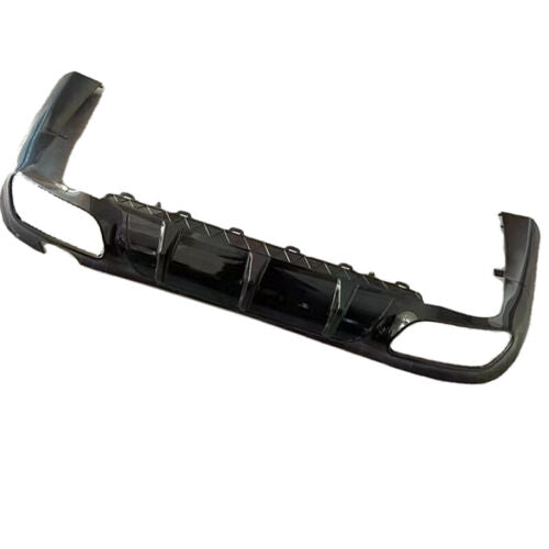 FOR MERCEDES CLS C257 AMG 63 STYLE REAR DIFFUSER & TAILPIPES GLOSS BLACK 2018+