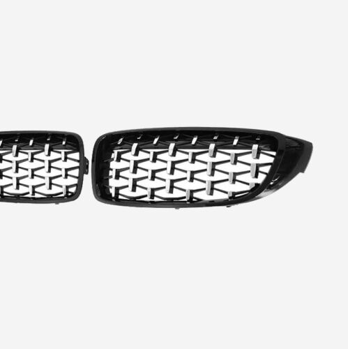 FRONT GRILLE GRILL DIAMOND STYLE CHROME FOR BMW 4 SERIES F32 F36 F33 F82 F83