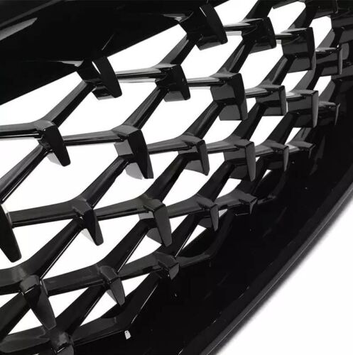 FOR BMW F34 3-SERIES GT GRAN TURISMO KIDNEY DIAMOND GRILL GRILLE GLOSS BLACK