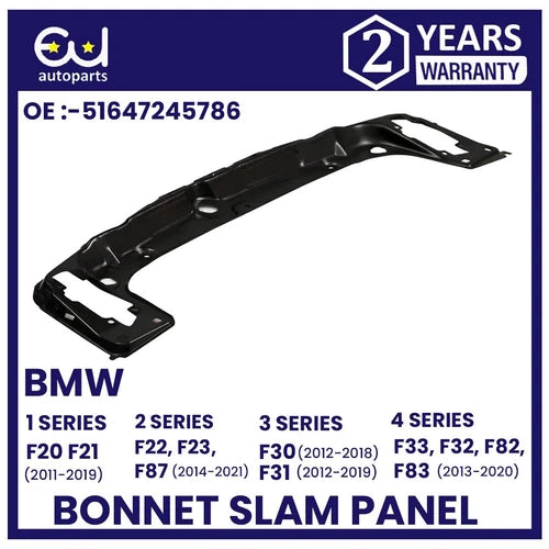 BONNET UPPER SLAM PANEL FOR BMW 1 2 3 4 SERIES F20 F30 F22 F32 11-21 51647245786