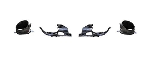 RS6 CONVERSION REAR DIFFUSER WITH BLACK TIPS FOR AUDI A6 C7.5 2015-18 BODYKIT