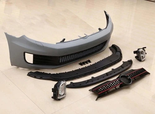 FOR VW GOLF MK6 GTI CONVERSION LOOK FRONT BUMPER BODYKIT 09-12 FIT TDI TSI GTI