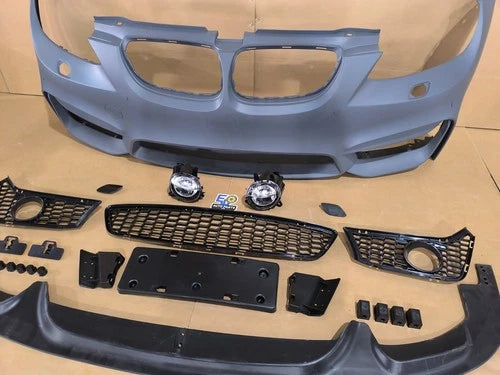 M4 STYLE FRONT BUMPER SPLITTER CONVERSION KIT FOR BMW 3 SERIES E92 E93 2006-2009