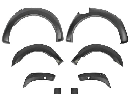 GLOSS BLACK WHEEL ARCH EXTENSION FENDER FLARE SET FOR FORD RANGER T8 19-22