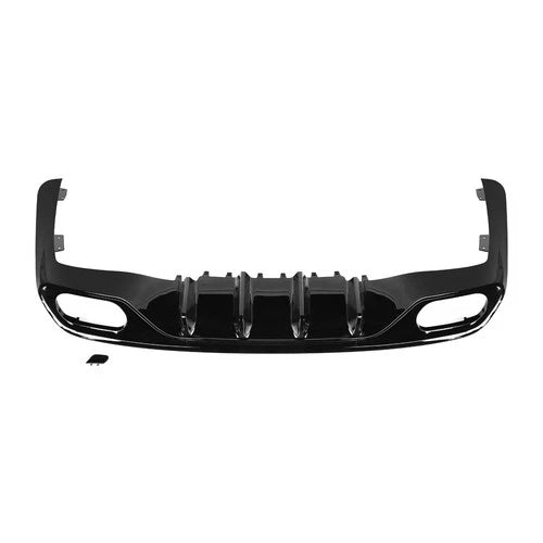 FOR MERCEDES CLE C236 A236 W236 CLE53 AMG REAR DIFFUSER BLACK EXHAUST PIPES 23+