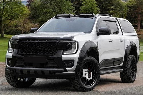 GLOSS BLACK LED ROOF LIGHT BAR LAMP LIGHTS FOR FORD RANGER T9 WILDTRAK 2022+