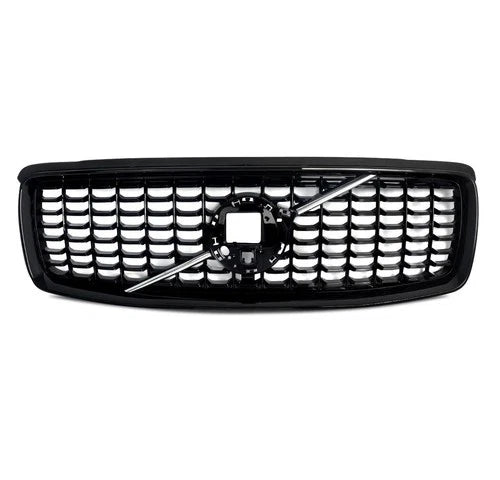 R-DESIGN STYLE FRONT BUMPER UPPER GRILLE W/CHROME FOR VOLVO XC90 MK2 2019-2025