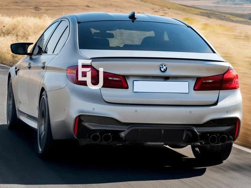 FOR BMW 5 SERIES G30 G31 2017+ M5 CONVERSION REAR BUMPER DIFFUSER KIT W/TAILPIPE