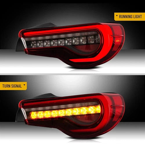 SMOKED LED REAR LIGHTS FOR SUBARU BRZ FR-S TOYOTA GT86 2013-2020 W/SEQUENTIAL