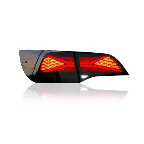 4X SMOKED DYNAMIC LED REAR TAIL LIGHT BRAKE FOG LAMP FOR TESLA model 3 model Y