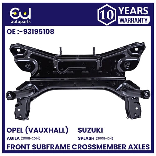 FRONT SUBFRAME CROSSMEMBER AXLE FOR OPEL VAUXHALL AGILA B 08-14 (PETROL/MANUAL)