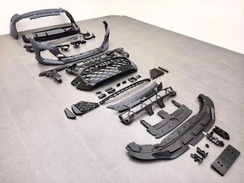 LCI 2024+ RSQ8 CONVERSION FRONT REAR BUMPER DIFFUSER BODYKIT FOR AUDI Q8 2019-23