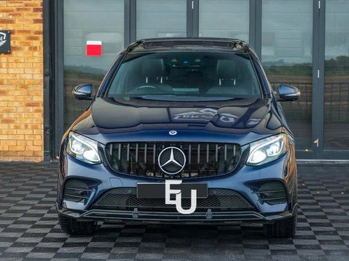 FOR MERCEDES GLC X253 C253 15-19 FRONT GRILLE PANAMERICANA GT STYLE GLOSS GRILL