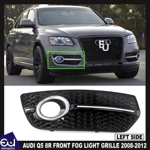 FOR AUDI Q5 8R LEFT FRONT BUMPER LOWER FOG LIGHT GRILL GRILLE COVER SQ5 STYLE