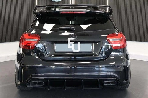 FOR MERCEDES A CLASS W176 A45 STYLE FULL REAR BUMPER DIFFUSER BODYKIT 2013-2018