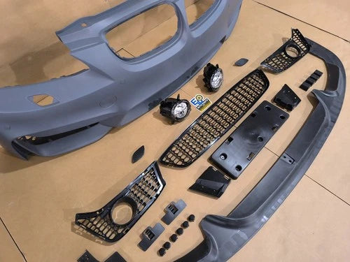 M4 STYLE FRONT BUMPER SPLITTER CONVERSION KIT FOR BMW 3 SERIES E92 E93 2006-2009