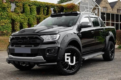 FOR FORD RANGER T7 T8 BONNET SCOOP GUARD WHEEL ARCH KIT BODY STYLING 2015-2022