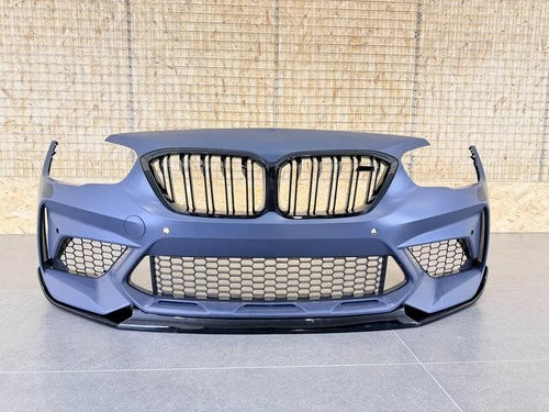 FOR BMW 1 SERIES F20 F21 UPGRADE M2 COMPETITION LOOK FRONT BUMPER LIP 2015-2019