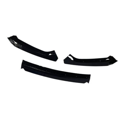 FOR SEAT LEON MK3 5F FRONT SPLITTER BUMPER LIP SPOILER GLOSS BLACK 2013-20