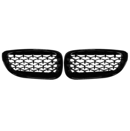 FOR BMW F34 3-SERIES GT GRAN TURISMO KIDNEY DIAMOND GRILL GRILLE GLOSS BLACK
