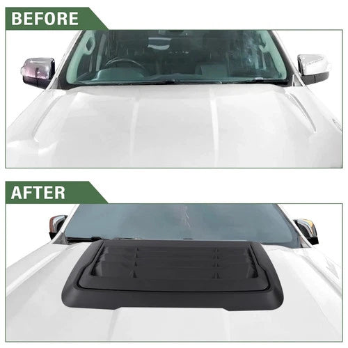 BONNET SCOOP HOOD VENT COVER FOR FORD RANGER T7 T8 2015-2022