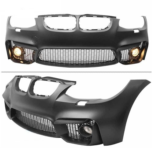 M4 STYLE FRONT BUMPER SPLITTER CONVERSION KIT FOR BMW 3 SERIES E92 E93 PDC 10-13