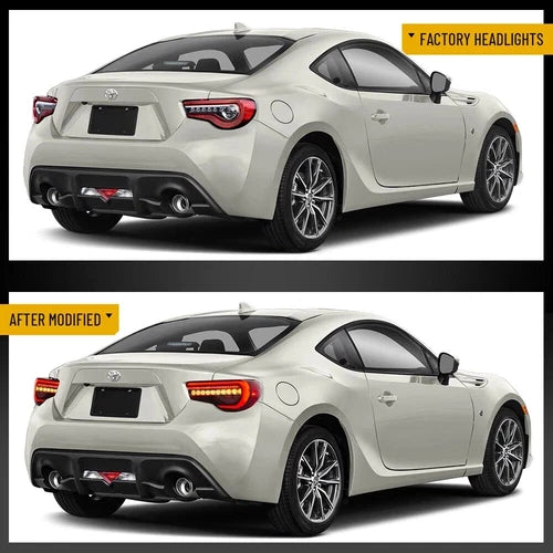 SMOKED LED REAR LIGHTS FOR SUBARU BRZ FR-S TOYOTA GT86 2013-2020 W/SEQUENTIAL