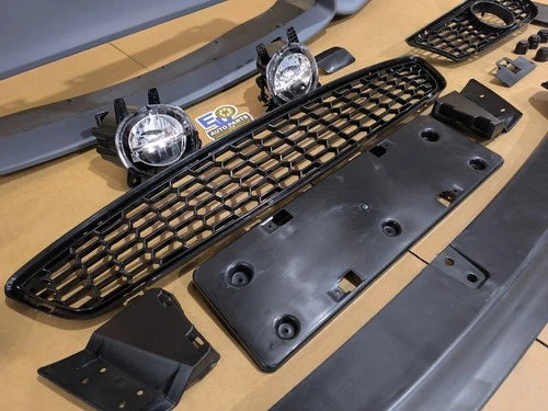 M4 STYLE FRONT BUMPER SPLITTER CONVERSION KIT FOR BMW 3 SERIES E92 E93 PDC 10-13