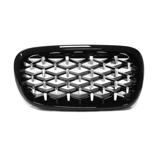 FOR BMW F15 F85 X5 F16 F86 X6 KIDNEY GRILL GRILLE GRILLS DIAMOND SILVER 2014-ON