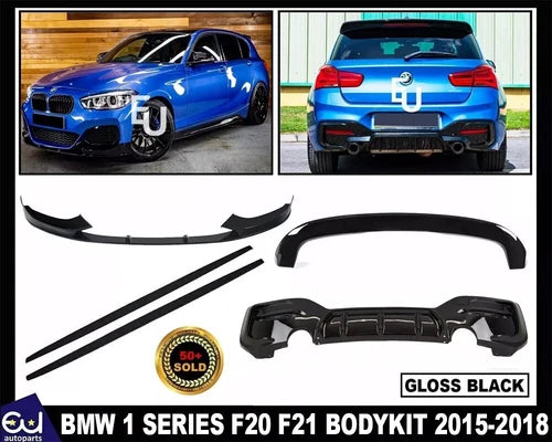 FOR BMW 1 SERIES F20 F21 FRONT LIP SPLITTER REAR DIFFUSER BODY KIT BODYKIT 15-18