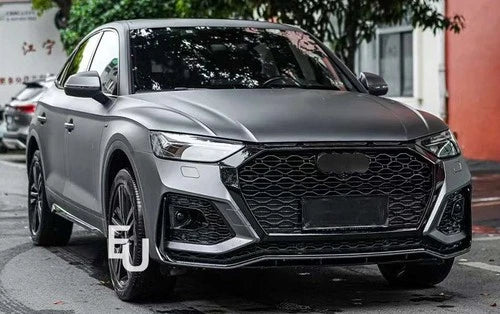 RSQ5 CONVERSION FRONT BUMPER BODY KIT FOR AUDI Q5 SQ5 B9.5 FY 2020+ W/PDC GRILLE