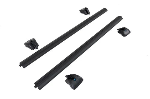 FOR BMW 4 SERIES F32 2013-20 CROSS BAR BARS ROOF RAILS RACK BLACK FIXED POINT