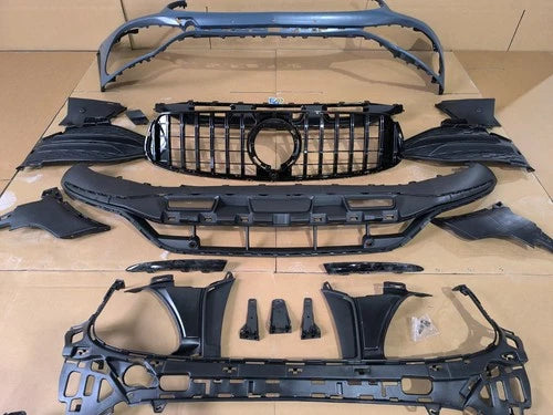 AMG LOOK STYLE FRONT BUMPER CONVERSION FOR MERCEDES GLC C253 X253 FACELIFT 20-23
