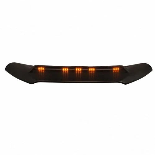 BLACK FRONT BUMPER BONNET GUARD PROTECTOR FOR FORD RANGER T7 T8 2015-2021