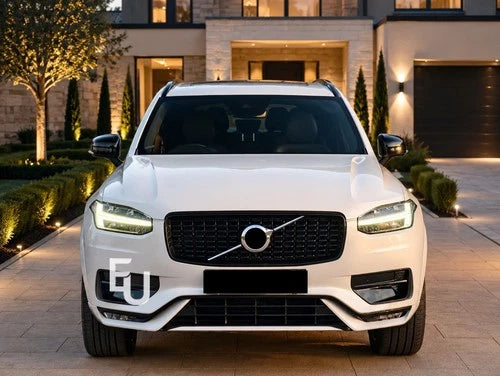 R-DESIGN STYLE FRONT BUMPER UPPER GRILLE W/CHROME FOR VOLVO XC90 MK2 2019-2025