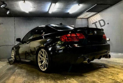REAR BOOT TRUNK SPOILER LID WING M4 STYLE FOR BMW 3 SERIES E92 05-11 GLOSS BLACK