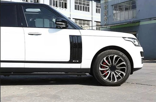 FOR RANGE ROVER VOGUE L405 LEFT RIGHT SIDE VENTS VENT SVO LOOK GLOSS BLACK 13-17