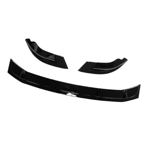 FOR VW TRANSPORTER T6 T6.1 GLOSS BLACK FRONT LIP SPLITTER SPOILER 2015-2018