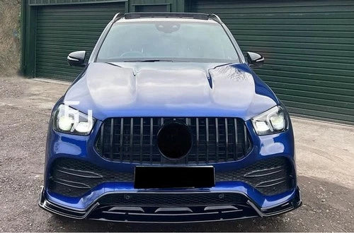 FOR MERCEDES GLE W167 V167 19-23 AMG LINE FRONT BUMPER CONVERSION KIT GRILL