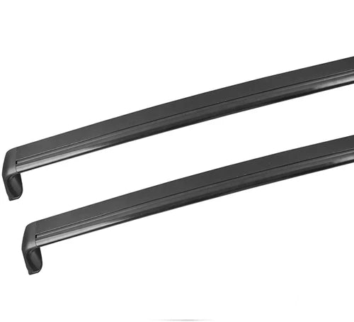 ROOF RAILS RACK BLACK CROSS BARS PAIR KIT FULL WIDTH FOR TESLA MODEL 3 2017+