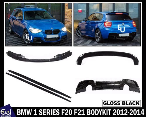 FOR BMW 1 SERIES F20 F21 BODYKIT BODY KIT FRONT LIP SPLITTER REAR DIFFUSER 12-14